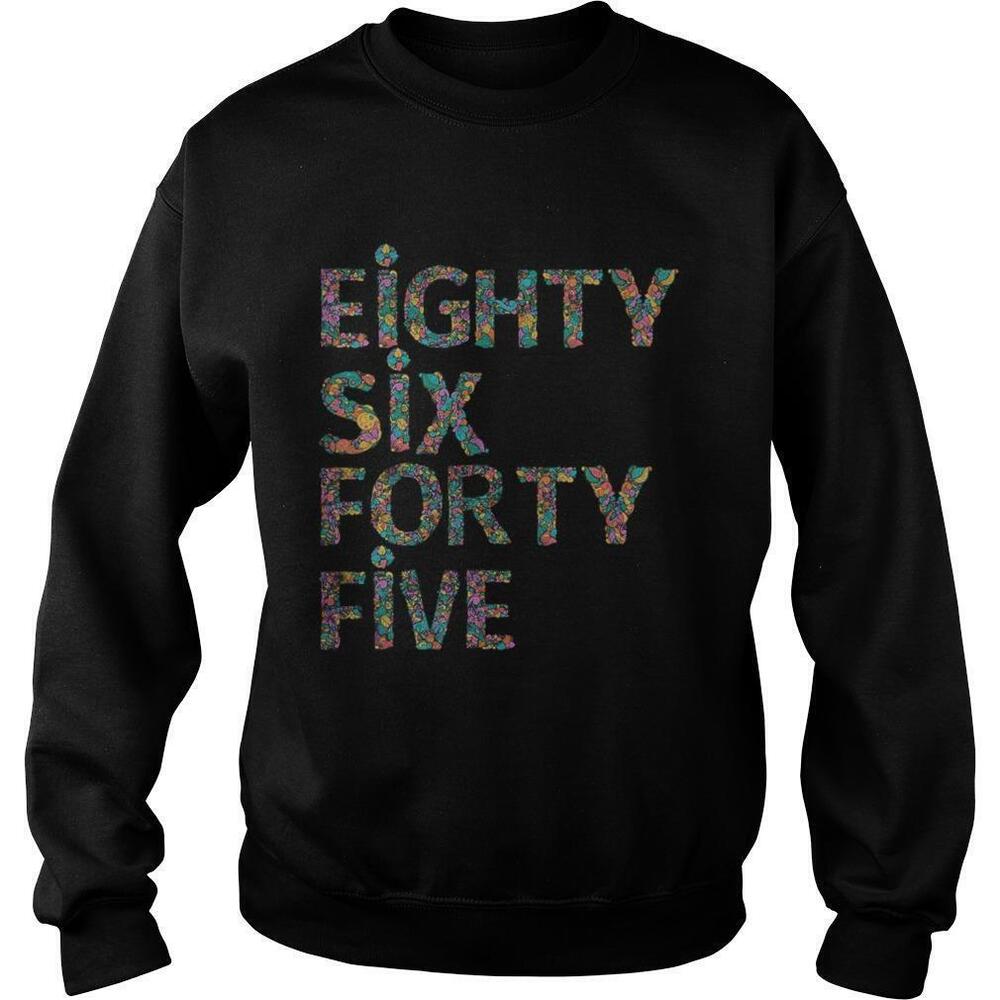 8645 Hand Lettered Floral Graphic Vote 2020 Anti Trump Biden Sweatshirt